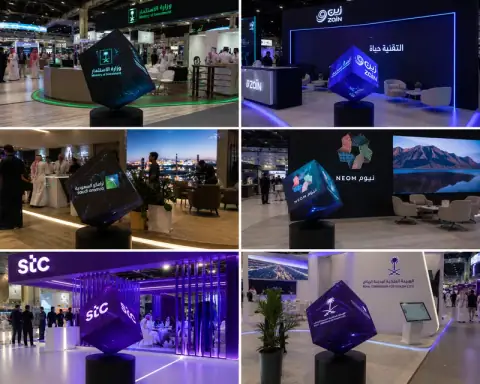 تأجير وتركيب شاشة LED مكعبة للمعارض والمؤتمرات في الرياض — صورة 3 | الأحداث الأنيقة