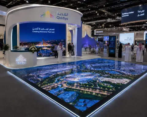 تأجير وتركيب شاشة LED أرضية للمعارض والمؤتمرات في الرياض — صورة 8 | الأحداث الأنيقة